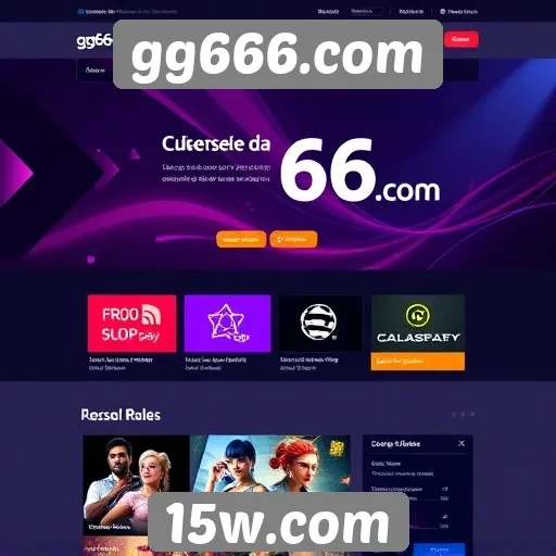 Análise da interface do usuário do gg666.com